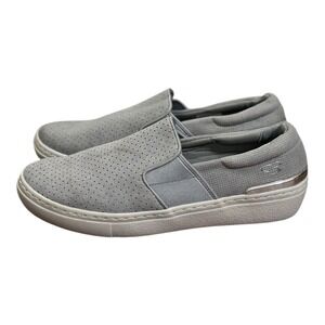 Concept 3 by Skechers Gray Perforated Slip On Memory Foam Women's  Size 7.5
